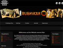 Tablet Screenshot of bushikan.de